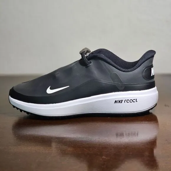 Nike React Ace Tour Flyease Golf Shoes Black CW3096-001 Women's Size 8.5 Oreo