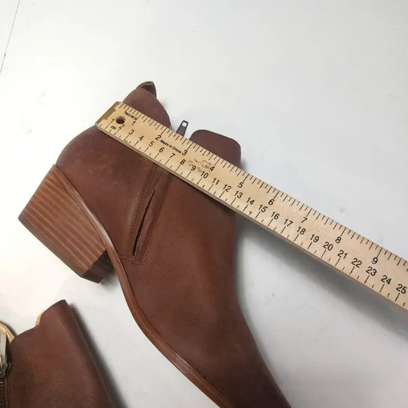 NINE WEST, Brown Leather Ankle Boots 11M NWNT