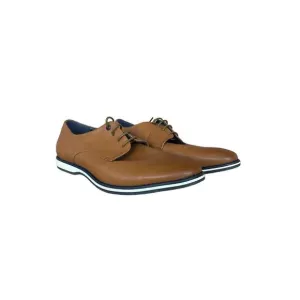 Nine West Men's Brown Lace Up Almond Toe Mathias Oxford Dress Shoes Size 11M