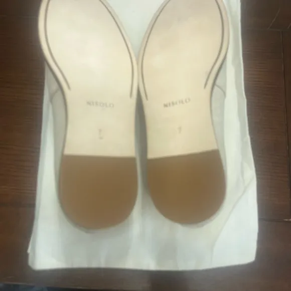 Nisolo Nora Slip On tweed fabric shoes NEW 7
