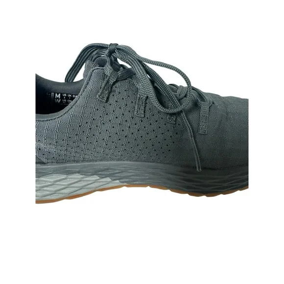 NoBull Ripstop Runner Mens 8 Dark Grey Gum Bottom Running Shoes Womens 9.5 EUC