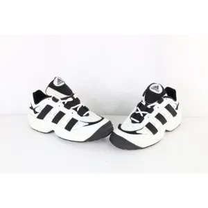 NOS Vintage 90s Adidas Mens 13 Spell Out 3 Stripes Leather Dad Shoes Sneakers