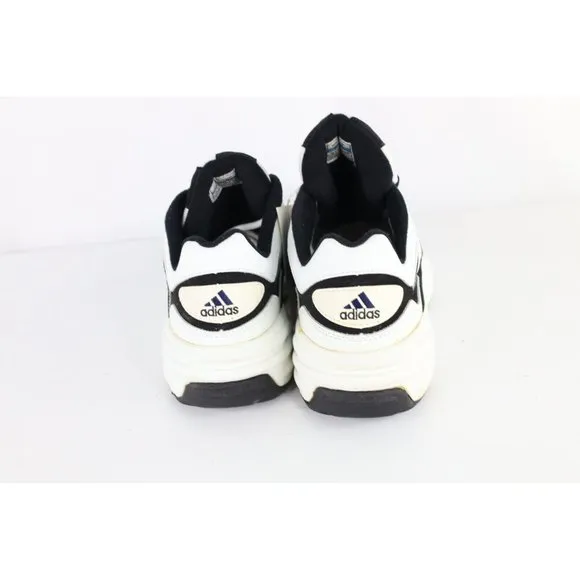 NOS Vintage 90s Adidas Mens 13 Spell Out 3 Stripes Leather Dad Shoes Sneakers