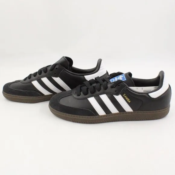 NWOB Adidas Women's Samba OG Sneakers in Black/White US Size 6.5 (IG9031)