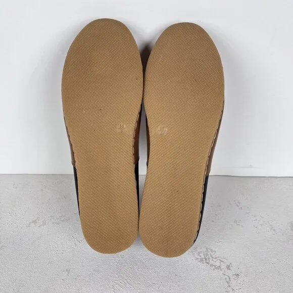 NWOB CHARIX Classic Camel Black Slip-on Istanbul Sz EU 38 US 8