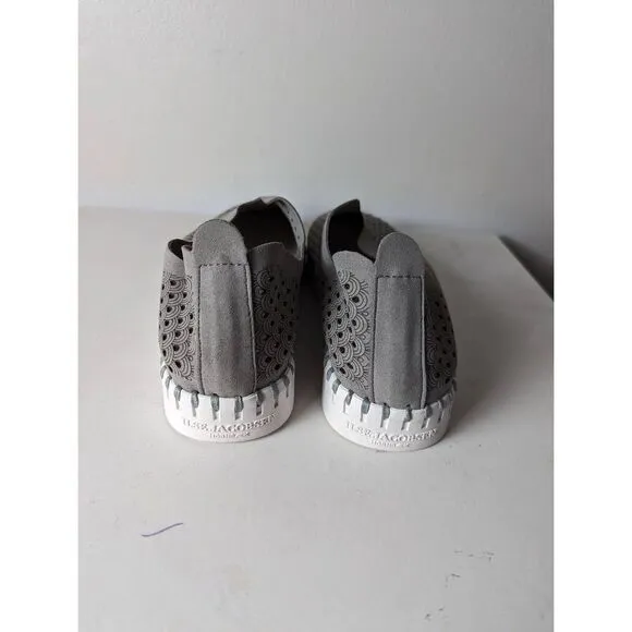 NWOB ILSE JACOBSEN Tulip 140 Perforated Slip On Shoes Size 38