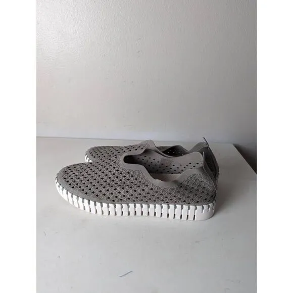 NWOB ILSE JACOBSEN Tulip 140 Perforated Slip On Shoes Size 38