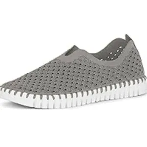 NWOB ILSE JACOBSEN Tulip 140 Perforated Slip On Shoes Size 38