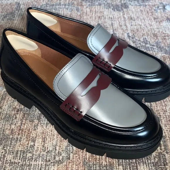 NWOB Marc Fisher Women's Cube Slip-On Casual Penny Loafers