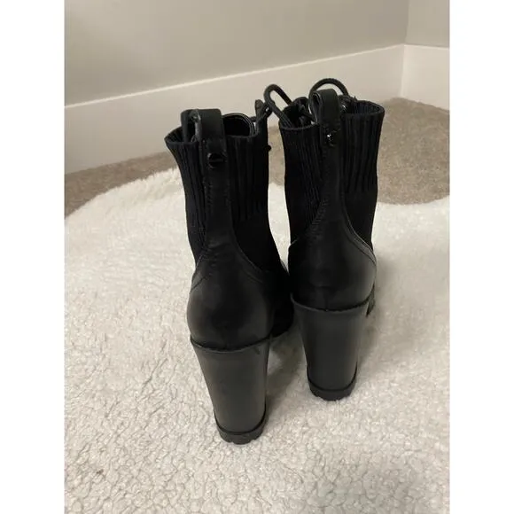 NWOT Aldo Rebellious Combat Ankle Boots, Black Size