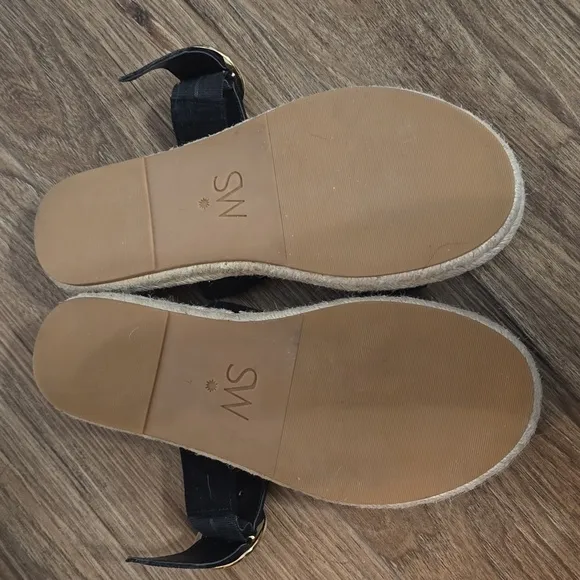 NWOT Stuart Weitzman &quot;mykonos&quot; Suede 2 strap espadrille