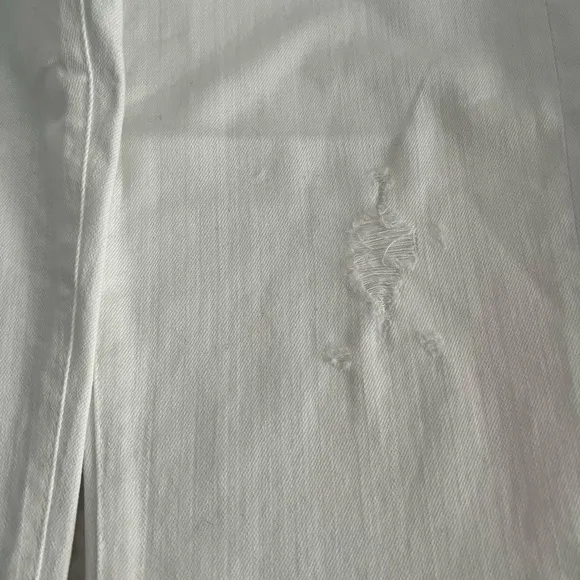 NWT AG EX BOYFRIEND SLIM WHITE JEANS