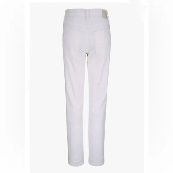 NWT AG EX BOYFRIEND SLIM WHITE JEANS