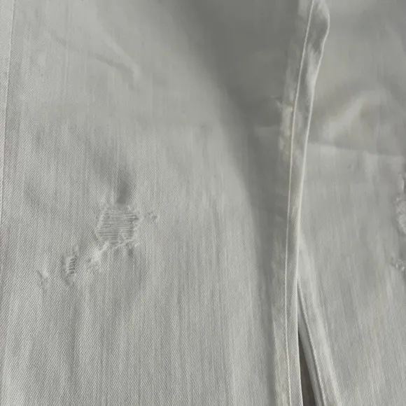 NWT AG EX BOYFRIEND SLIM WHITE JEANS
