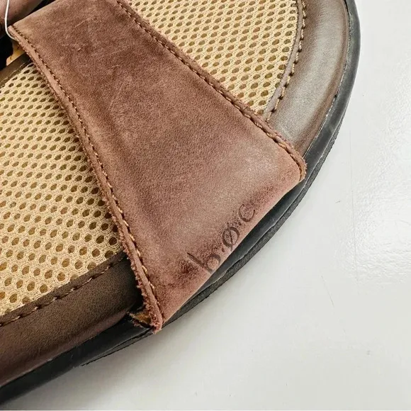 NWT Boc Concept Genuine Leather Berries Cushioned Comfort Strap Sandals