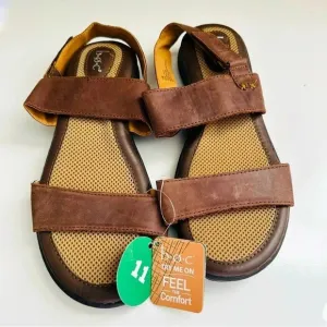 NWT Boc Concept Genuine Leather Berries Cushioned Comfort Strap Sandals