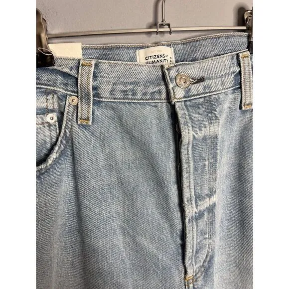 NWT Citizens of Humanity Pina Low-Rise Baggy Crop Jeans Size 32 in Cascade