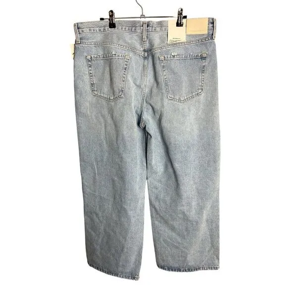 NWT Citizens of Humanity Pina Low-Rise Baggy Crop Jeans Size 32 in Cascade