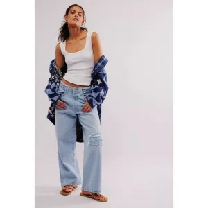 NWT Citizens of Humanity Pina Low-Rise Baggy Crop Jeans Size 32 in Cascade
