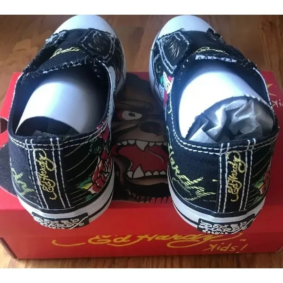 NWT ED HARDY KIDS BLACK  LR SERRANO GIRLS' &amp; BOYS