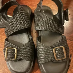 NWT Free People Women's Black Sandals