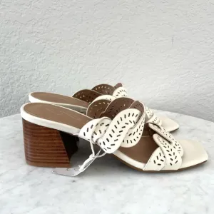 NWT Joie Society Ivory Comfort Slip On Sandals Size 8