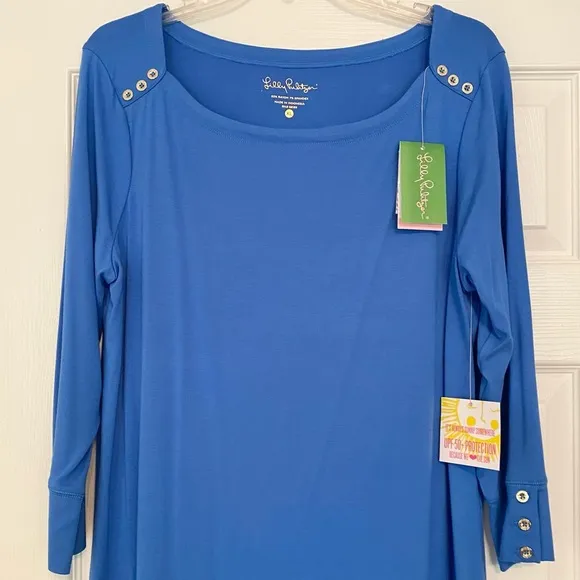 NWT Lilly Pulitzer UPF 50  Sophie Dress Lapis Blue XL