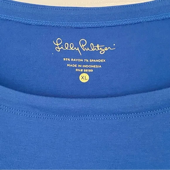 NWT Lilly Pulitzer UPF 50  Sophie Dress Lapis Blue XL