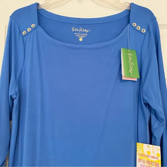 NWT Lilly Pulitzer UPF 50  Sophie Dress Lapis Blue XL