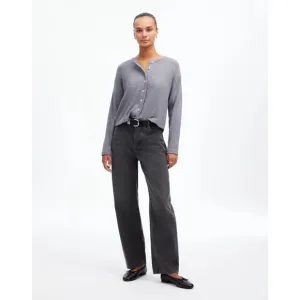 NWT Madewell Petite Darted Barrel-Leg Jeans 25P Olenda Wash Rigid Cotton Denim