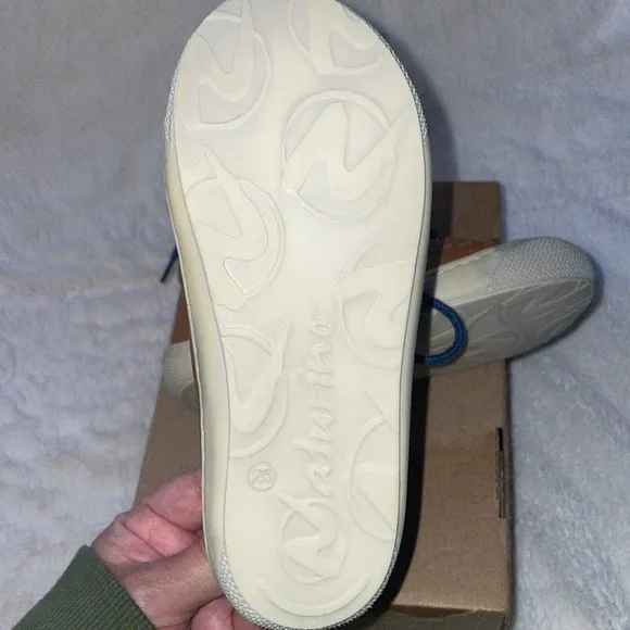 NWT NATURINO COCOON Nappa Leather First Step Shoes in Brown-Grey