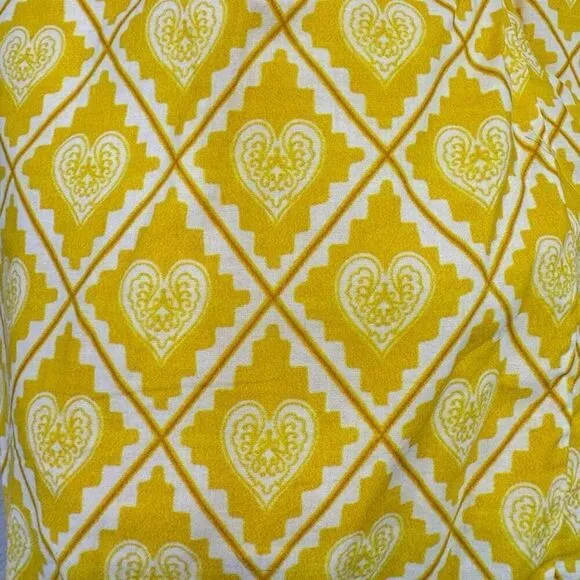 NWT Rhode Ruffle Side Ruched Love Lockdown Hannah Mini Skirt Yellow Size Medium