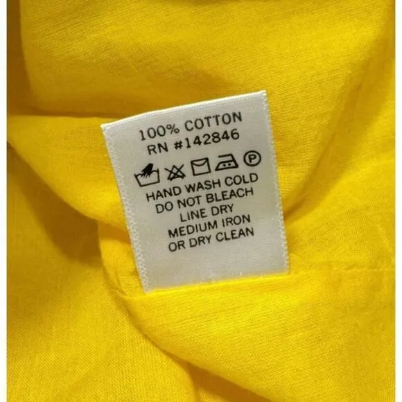 NWT Rhode Ruffle Side Ruched Love Lockdown Hannah Mini Skirt Yellow Size Medium