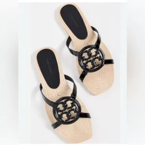 NWT Tory Burch Black Sandals size 8.5