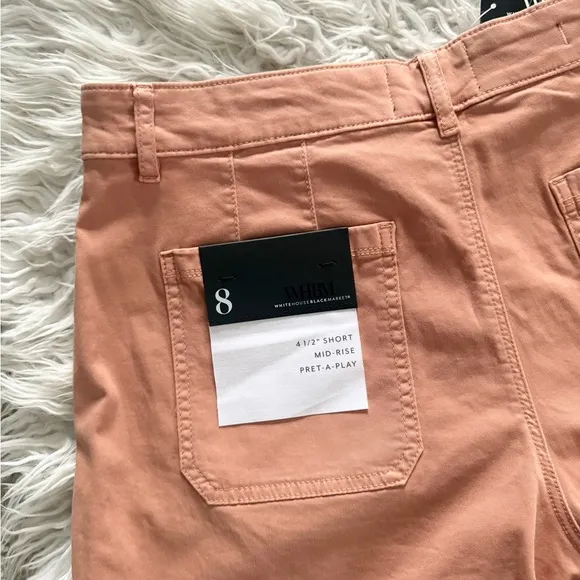 NWT White House Black Market Pret-a-Play Mid-Rise Shorts