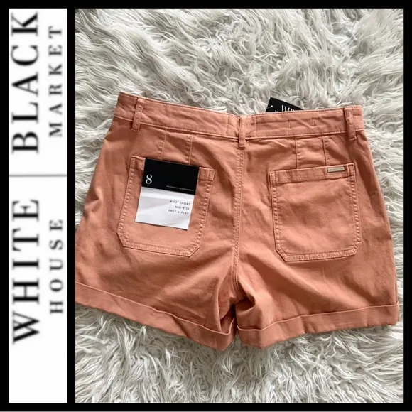 NWT White House Black Market Pret-a-Play Mid-Rise Shorts