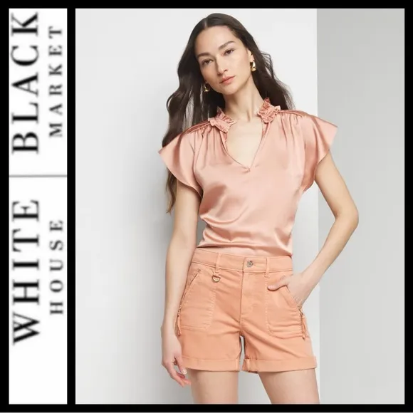 NWT White House Black Market Pret-a-Play Mid-Rise Shorts