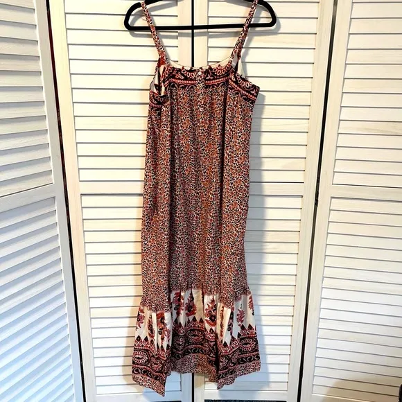 NWT Xirena Dakota Henna Dress Multicolored Sleeveless Pockets SZ Small