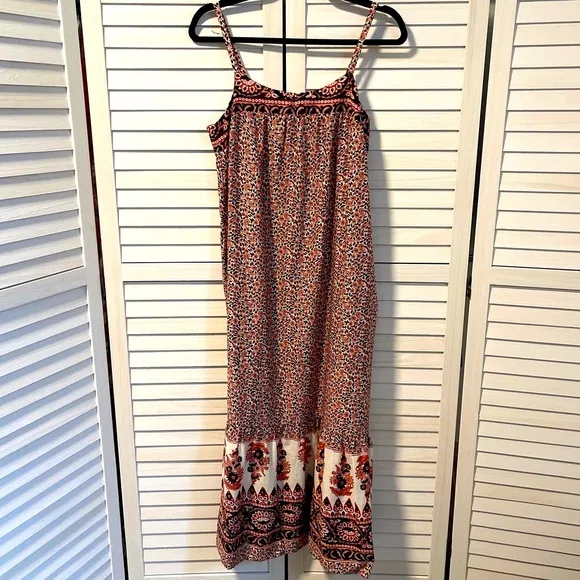 NWT Xirena Dakota Henna Dress Multicolored Sleeveless Pockets SZ Small