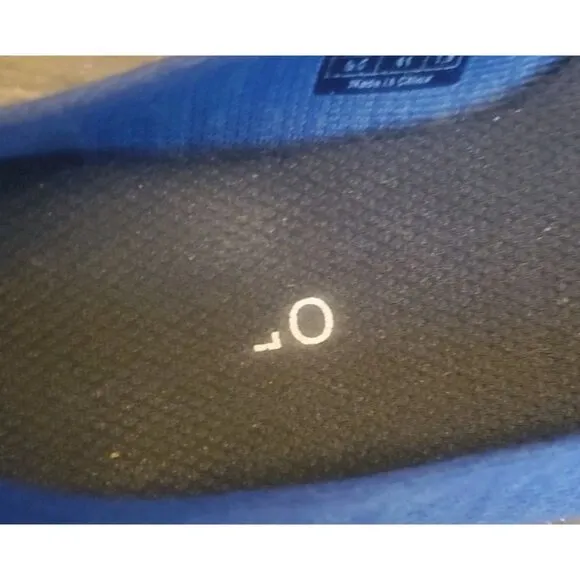 Oesh Dream Ballet Flats Womens Size 9 Navy