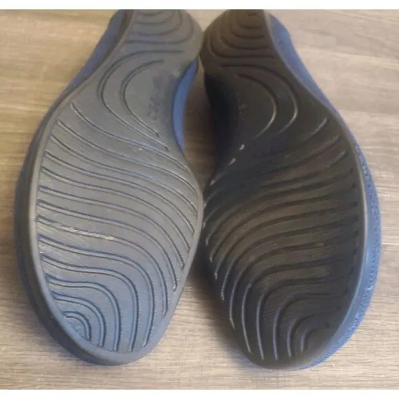 Oesh Dream Ballet Flats Womens Size 9 Navy