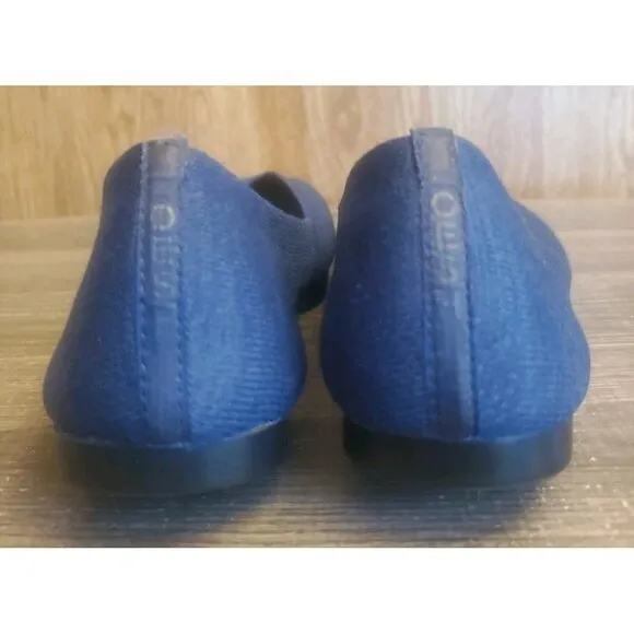 Oesh Dream Ballet Flats Womens Size 9 Navy