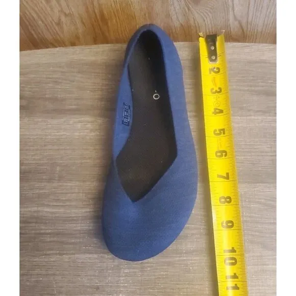 Oesh Dream Ballet Flats Womens Size 9 Navy
