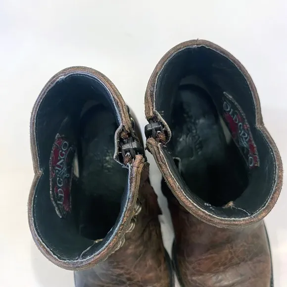 Old Gringo Women's Mini Belinda 7&quot;‎ Ankle Boots Size 7 B Brown Bootie Cowboy