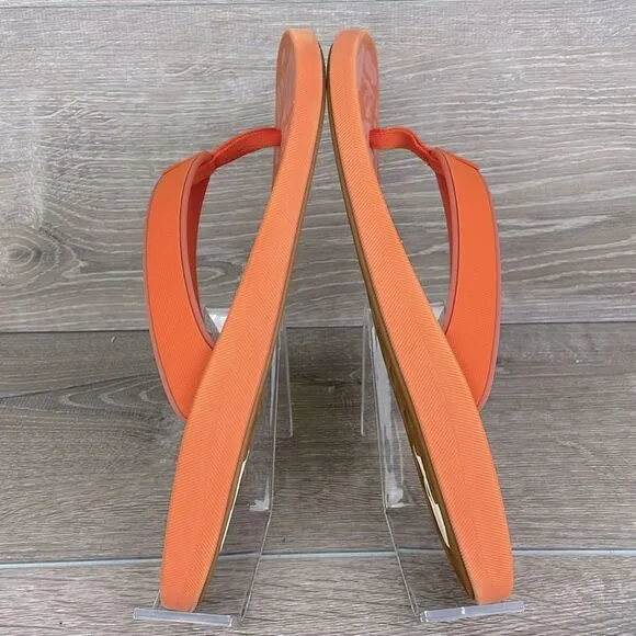 Olukai x Zippy’s Collaboration Men’s Sz 10 Orange Nylon Thong Flip Flop Sandals