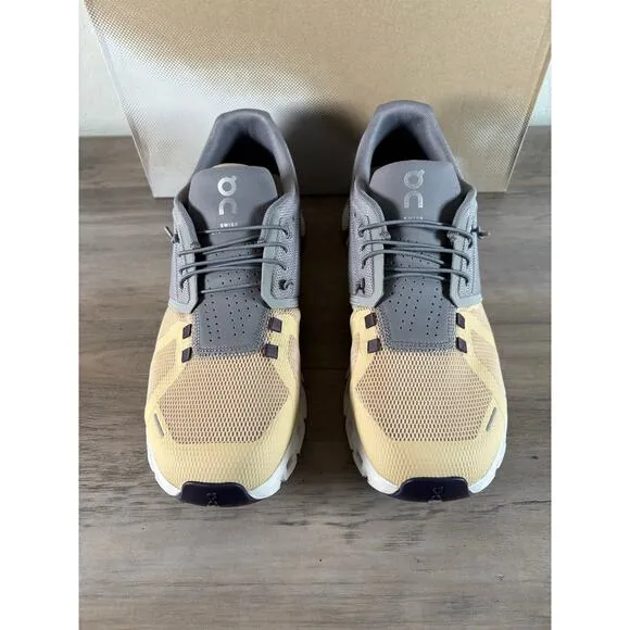 On Cloud Cloud 5 Men’s Running Shoes Fog Savannah Men's Size 11 EU 45 NIB
