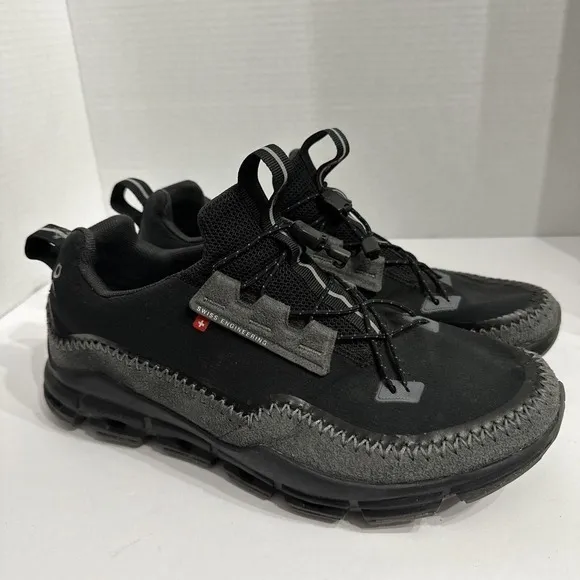 On Cloud Cloudaway Shoes Men's Size 7.5  Black Gray‎ Running Athletic 49.99134