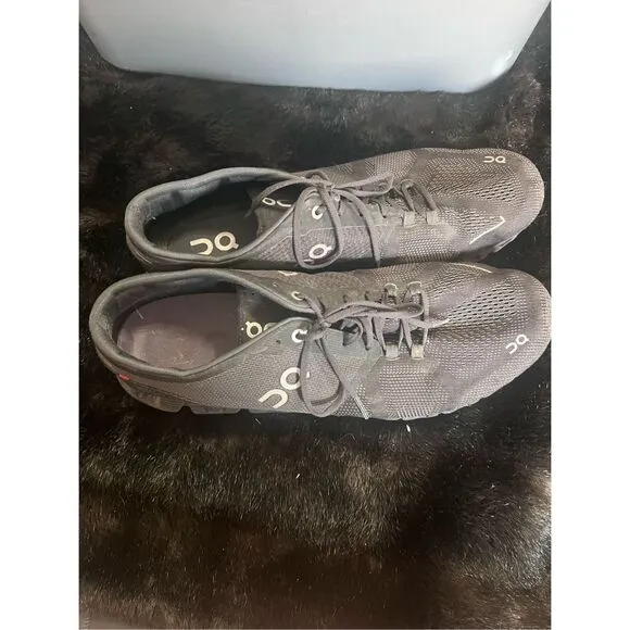 On Cloud Men's size 14 Cloud Flow black  Trainer Shoes athletic sneakers
