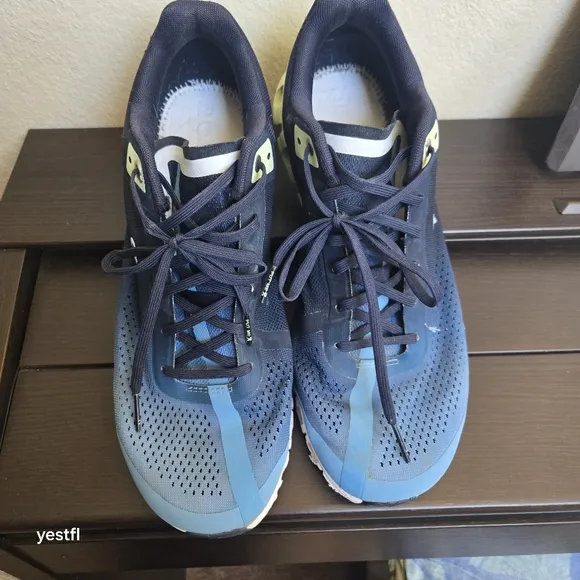 ON Cloudflow 3 Running Shoes Sneakers Mens 10 M 35.99034 Ink/Meadow Blue