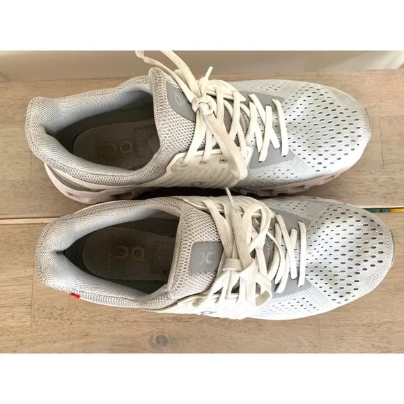 On Cloudswift Swiss Engineering Women's Size 9 white gray running shoes